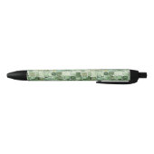Stylo Noir Impression d'alligator vert (Bas)