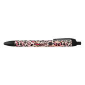 Stylo Noir Impression d'animal de motif léopard moderne (Haut)