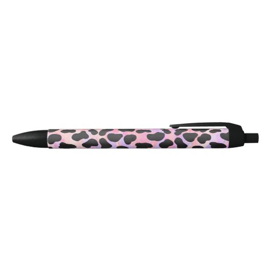 Stylo Noir Impression noire et rose dalmate (Haut)