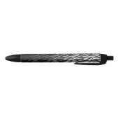 Stylo Noir Impression Ombre Zebra en noir blanc (Bas)