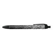 Stylo Noir Impression Ombre Zebra en noir blanc (Haut)