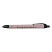 Stylo Noir Impression Snakeskin (Haut)