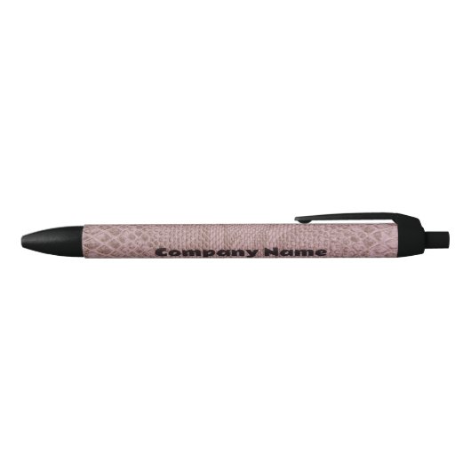 Stylo Noir Impression Snakeskin (Haut)