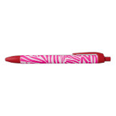 Stylo Noir Impression zèbre rose (Haut)