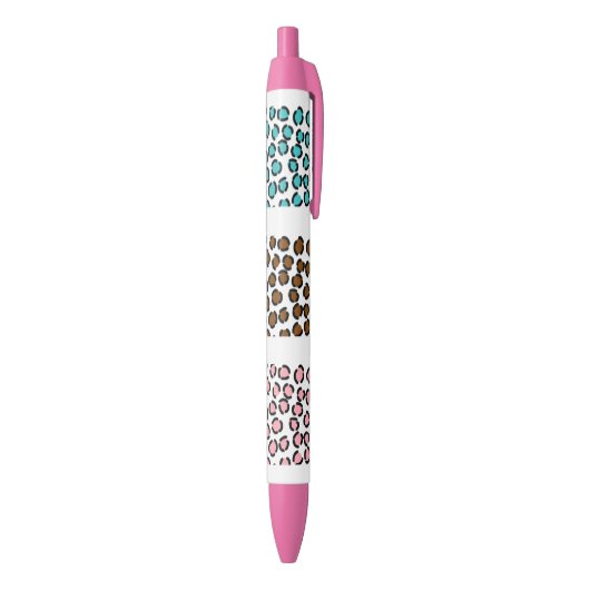 Stylo Noir Imprimé léopard (Bas (Vertical))