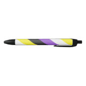 Stylo Noir Indicateur de fierté non binaire /conception avec  (Bas)