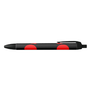 Stylo Noir Indicateur de la fierté de créneau (noir)
