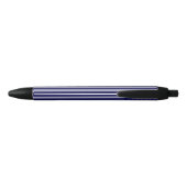 Stylo Noir Indicateur de ligne blanche mince personnalisé (Dos)