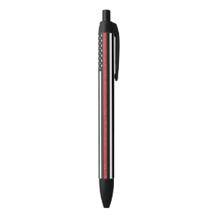 Stylo Noir Indicateur de Parties scintillant de la ligne roug
