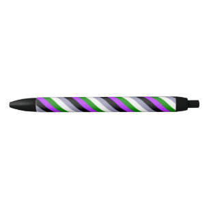 Stylo Noir Indicateur Falln Genderqueer Pride