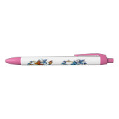 Stylo Noir Infinité de papillons monarques (Haut)