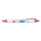 Stylo Noir Infinity avec Rainbow Jellyfish (Haut)