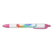 Stylo Noir Infinity avec Rainbow Jellyfish (Bas)