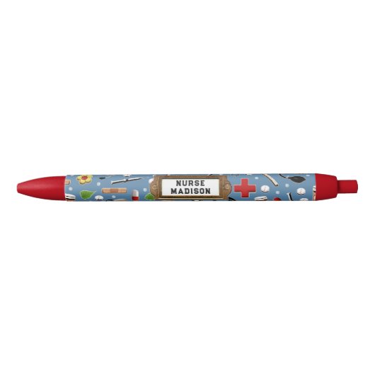 Stylo Noir Infirmière créative collector (Devant)