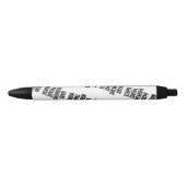 Stylo Noir Infirmière en triage (Devant)
