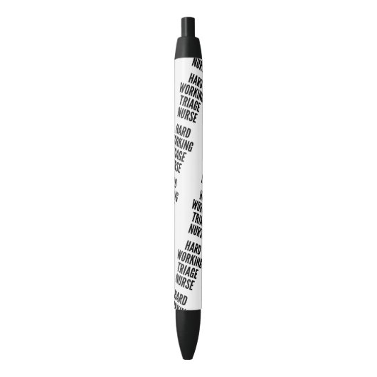 Stylo Noir Infirmière en triage (devant Vertical)