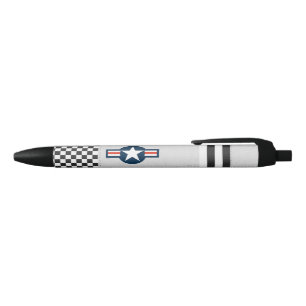 Stylo Noir Insigne De Nez Et D'Aéronef Militaire