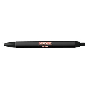 Stylo Noir Introvert Writer