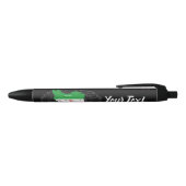 Stylo Noir Iran Map with Flag and Emblem (Haut)