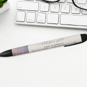 Stylo Noir Iridescente Purple Gold Glam Parties scintillant S