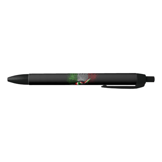 Stylo Noir Italian flag (Bas)