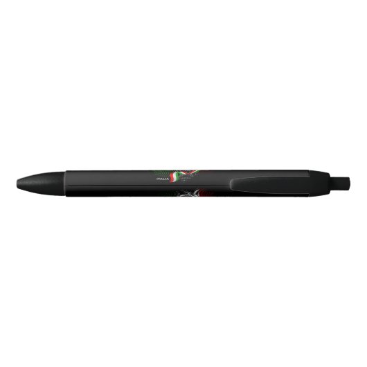 Stylo Noir Italian flag (Dos)