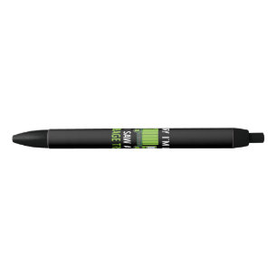 Stylo Noir J'ai vu des ordures de camion costume de recyclage