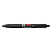 Stylo Noir J'aime Jésus (Dos)