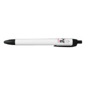 Stylo Noir J'aime le triathlon (Bas)