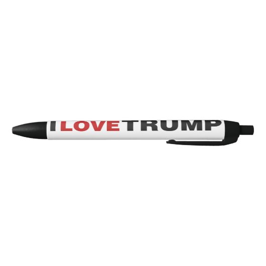 Stylo Noir J'aime Trump (Bas)