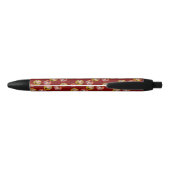 Stylo Noir  "Japanese Zen Daruma & Kanji – Never Give Up" (Dos)