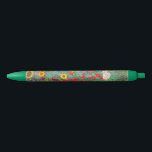 Stylo Noir Jardin agricole de Gustav Klimt avec tournesols<br><div class="desc">Jardin agricole de Gustav Klimt avec stylo d'encre noire tournesol.</div>