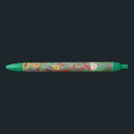 Stylo Noir Jardin agricole de Gustav Klimt avec tournesols<br><div class="desc">Jardin agricole de Gustav Klimt avec stylo d'encre noire tournesol.</div>