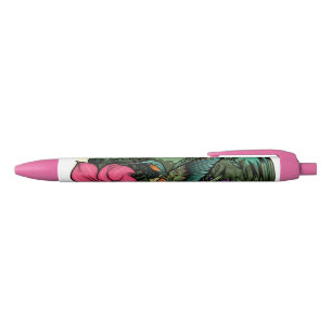 Stylo Noir Jardin des colibris