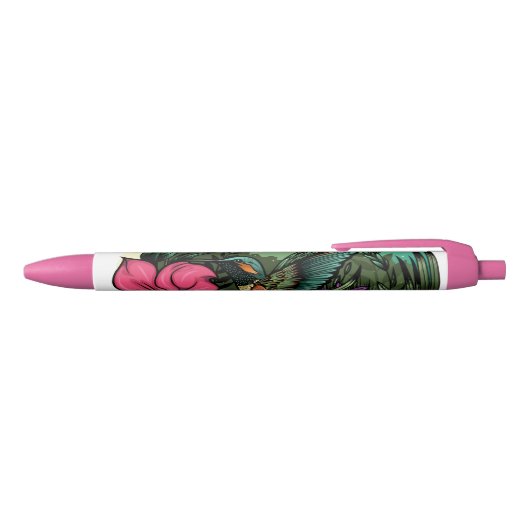 Stylo Noir Jardin des colibris (Haut)