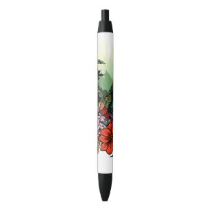 Stylo Noir Jardin des colibris