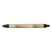 Stylo Noir Jaune Vert Brun Arbres (Devant)