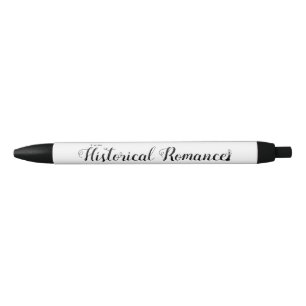 Stylo Noir J'écris Romance historique