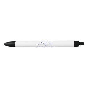 Stylo Noir J'enseigne à des maths ce qui est la votre
