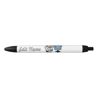 Stylo Noir Jésus vous aime