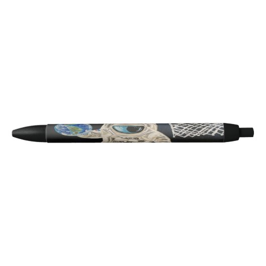 Stylo Noir Jeux spatiaux (Devant)