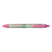 Stylo Noir Joli Ange En Robe Rose (Dos)