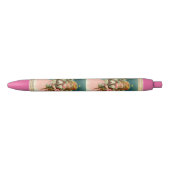 Stylo Noir Joli Ange En Robe Rose (Devant)