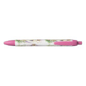 Stylo Noir Joli Ange Et Croix (Dos)