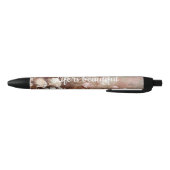 Stylo Noir Joli Beige Blush Boho Rose Floral (Bas)