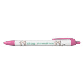 Stylo Noir Joli chat (Haut)