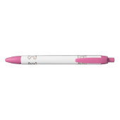 Stylo Noir Joli chat (Dos)
