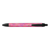 Stylo Noir Joli cœur coloré (Dos)
