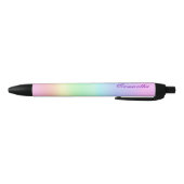Stylo Noir Joli dégradé arc-en-ciel (Bas)