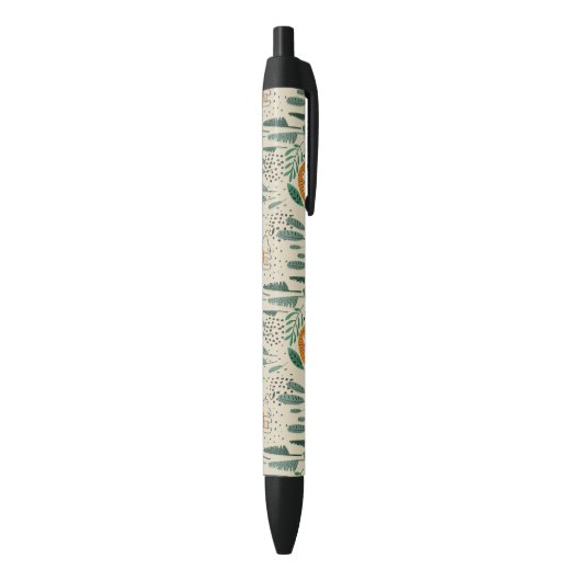 Stylo Noir Joli Doodle Lion Jungle Rainforest Motif (Bas (Vertical))